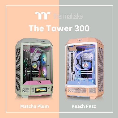 Thermaltake The Tower 300 Series Chassis Releases New Colors in